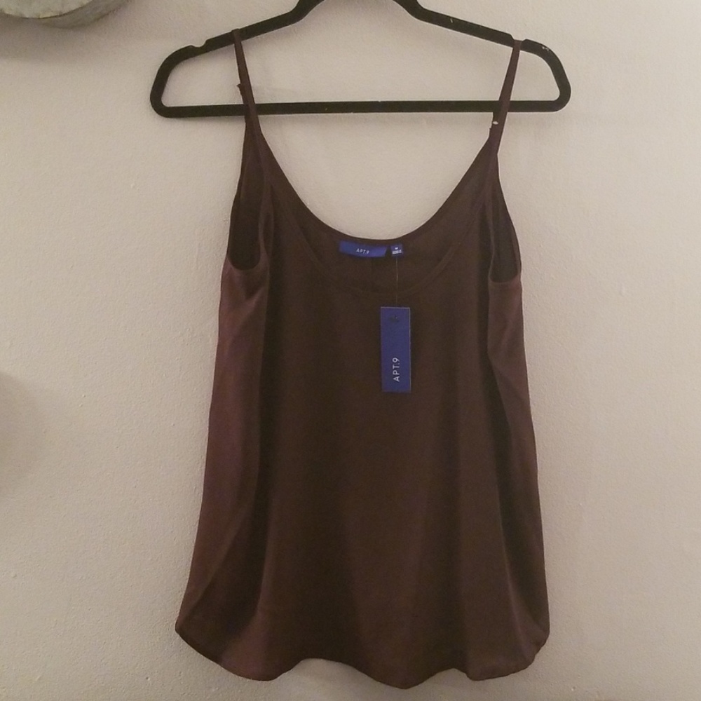 💝5 for $30💝 NWT Apt. 9 dressy tank - eggplant